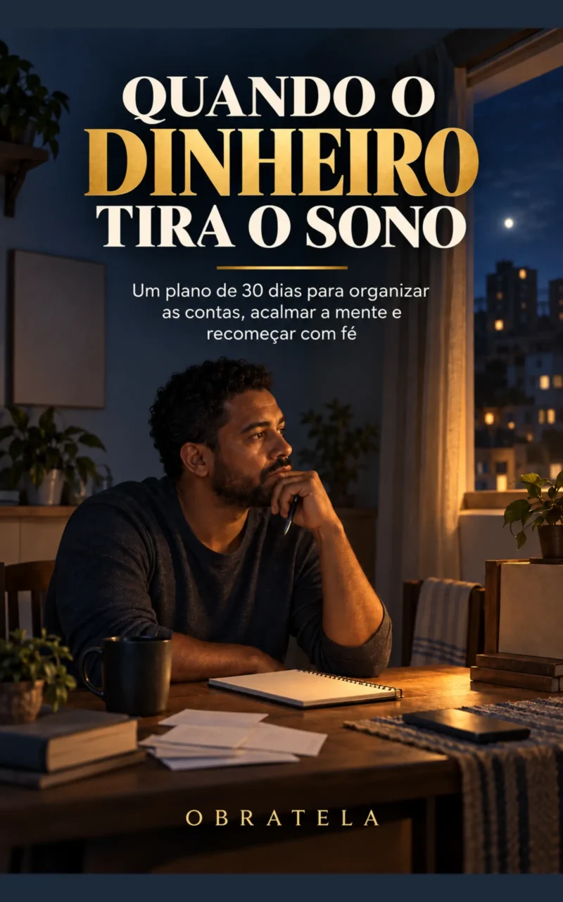 Capa do livro Quando o Dinheiro Tira o Sono, da OBRATELA